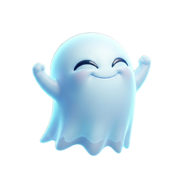 Little Haunt ghost celebrating